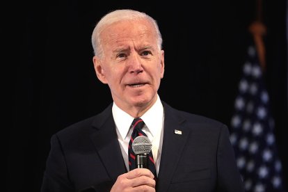 Imagen de Joe Biden durante un acto.