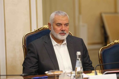 Moscow received a Hamas delegation led by Hamas chairman Ismail Haniyeh, 2022. (Wikimedia Commons)