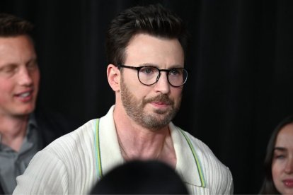 Chris Evans, durante la celebración de la primera