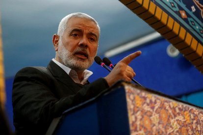 Ismail Haniyeh, líder político de Hamás.