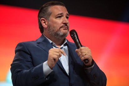 Ted Cruz at the Tampa Convention Center in Tampa, Florida