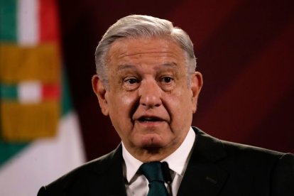 El presidente de México, Andrés Manuel López Obrador (AMLO), durante una de sus 