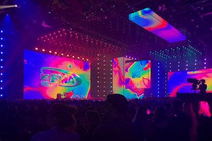 Escenario del MTV EMA 2021