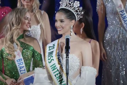 La venezolana Andrea Rubio es Miss International 2023 | Captura de pantalla YouTube https://www.youtube.com/watch?v=pPH5GsvBrzY