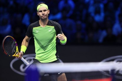 El tenista español Rafa Nadal, durante un partido.