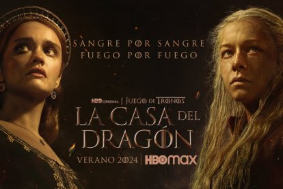 Póster promocional de Alicent Hightower y Rhaenyra Targaryen durante la segunda parte de la primera temporada de 'La casa del dragón' cuyo nombre original es 'House of the dragon'