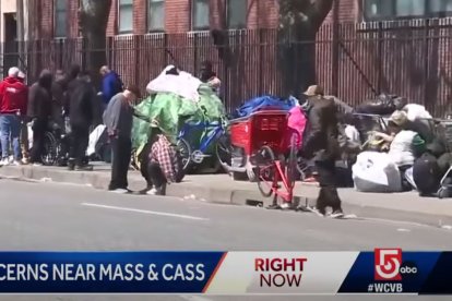 La alcaldesa demócrata de Boston prohíbe los campamentos de 'homeless' en la ciudad | Captura de pantalla YouTube