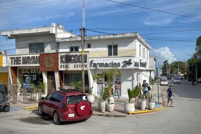 Una farmacia en la ciudad mexicana de Tulum.