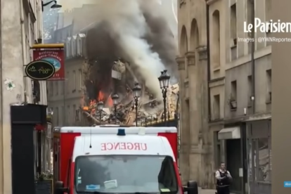 Explosion in Paris.