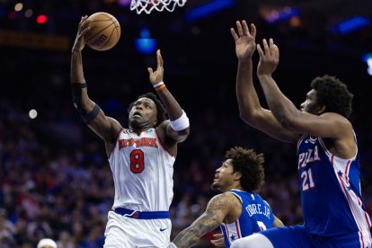 Los New York Knicks eliminan a los Philadelphia 76ers en los Playoffs de la NBA 2024.