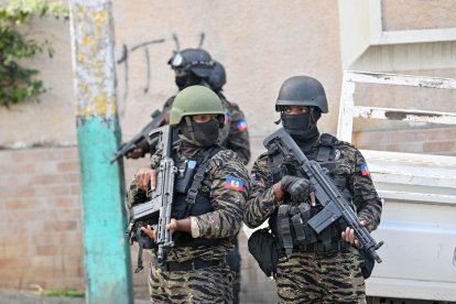 Cuerpos de seguridad desplegados en Haití / AFP