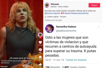 Polémica con Doritos por fichar al trans Samantha Hudson