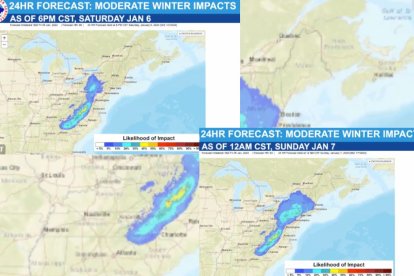 Más de 35 millones de personas en alerta por la primera gran tormenta invernal del año