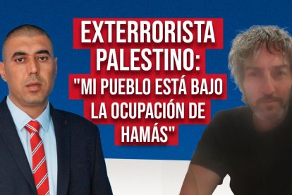 Imagen promocional de la entrevista realizada por Leandro Fleisher al exterrorista palestino.