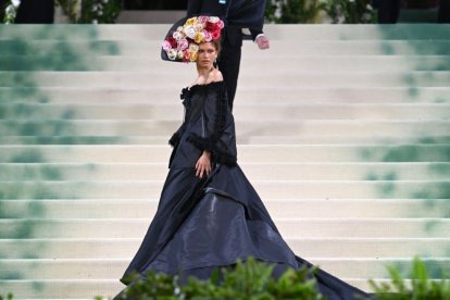 La actriz estadounidense Zendaya llega a la Met Gala 2024 en el Museo Metropolitano de Arte el 6 de mayo de 2024 en Nueva York