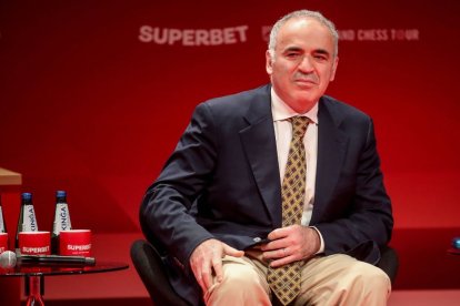 Gari Kasparov, campeón del mundo de ajedrez.