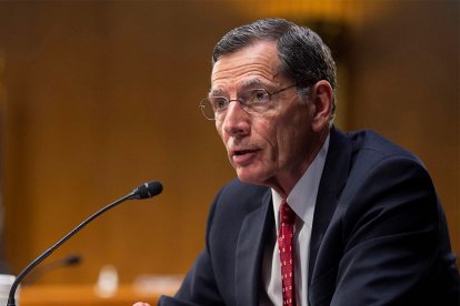 John Barrasso, presidente de la Conferencia Republicana en el Senado.