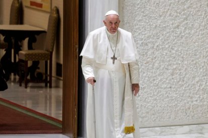 El papa Francisco, durante una audiencia en el Vaticano.