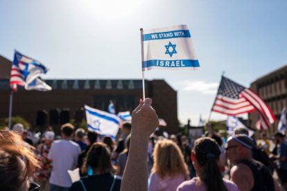 Marcha a favor de Israel en Estados Unidos.