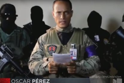 Óscar Pérez, el oficial que se rebeló contra Maduro | Captura de pantalla YouTube