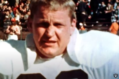 Jim Otto, leyenda de los Raiders y miembro del Salón de la Fama de la NFL