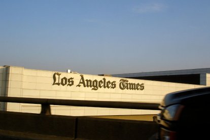 Fachada del edificio de imprenta de 'Los Ángeles Times'.