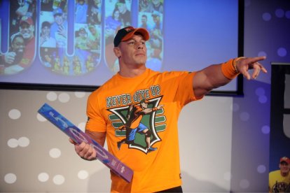 El luchador de la WWE y actor, John Cena.