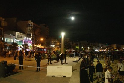 Imagen del derrumbe de una terraza en Palma de Mallorca el pasado jueves, 23 de mayo de 2024. El suceso terminó con cuatro muertos y 21 heridos.