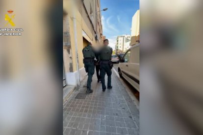 Detención de un yihadista en Barcelona (España), en marzo de 2024.