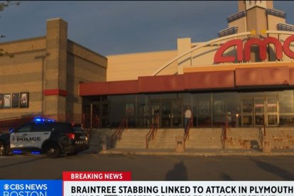 Imagen exterior del cine AMC de Braintree donde ha ocurrido el presunto apuñalamiento.