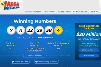 Ganadores del Mega Millions