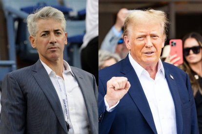 Es casi seguro que el multimillonario Bill Ackman respalde a Donald Trump para presidente