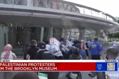 Protesta en el Museo de Brooklyn