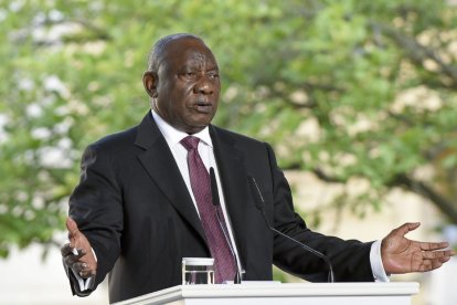 Cyril Ramaphosa, presidente de Sudáfrica.