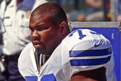 Larry Allen, ex liniero ofensivo de los Dallas Cowboys de la NFL.