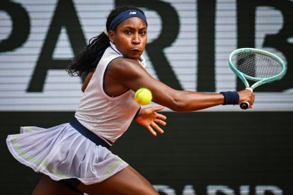 La tenista estadounidense Coco Gauff.