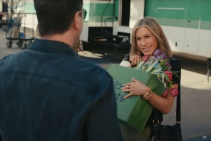 Captura de video del anuncio para la Super Bowl 2024 de Uber Eats