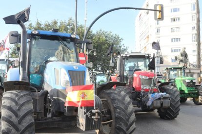 Los agricultores se manifiestan en España |