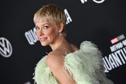 La actriz Evangeline Lilly durante el estreno en Los Ángeles de 'Ant-Man y la Avispa: Quantumania' en el Regency Village Theatre el 6 de febrero de 2023.