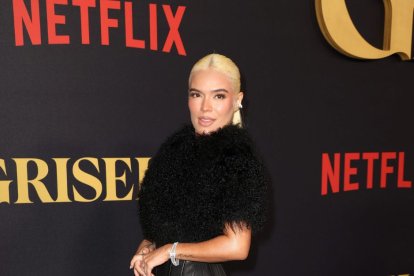 La artista hispana Karol G durante la premiere en Miami de 'Griselda' el pasado 23 de enero.