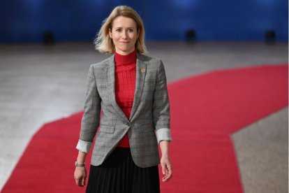 Kaja Kallas, primera ministra de Estonia, en una imagen de archivo.