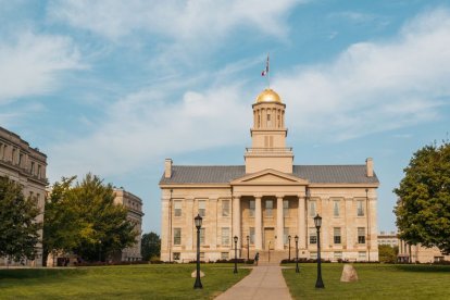 Edificio de la Universidad de Iowa.