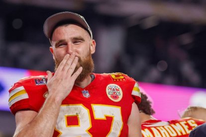 Travis Kelce, jugador de los Kansas City Chiefs.