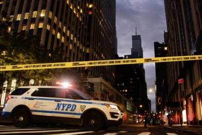 Imagen de archivo de un vehículo de la Policía en Nueva York.