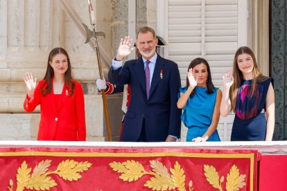 La familia real española