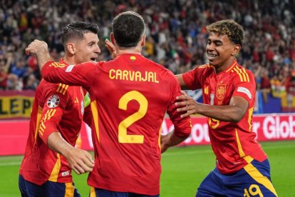 España derrota a Italia (1-0) y avanza a los octavos de final de la Eurocopa. 20 de junio de 2024.