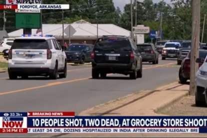 11 heridos y 3 muertos en tiroteo masivo en una tienda de comestibles en Arkansas