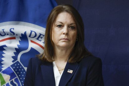 La directora del Servicio Secreto de Estados Unidos, Kimberly Cheatle, en Chicago.