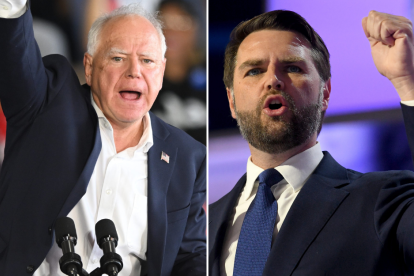 Tim Walz vs. JD Vance, posible debate el 1 de octubre