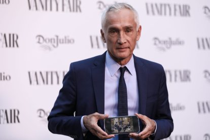 Photocall del Premio Internacional de Periodismo Vanity Fair concedido a Jorge Ramos, periodista mexicano retenido en la residencia presidencial de Nicolas Maduro.